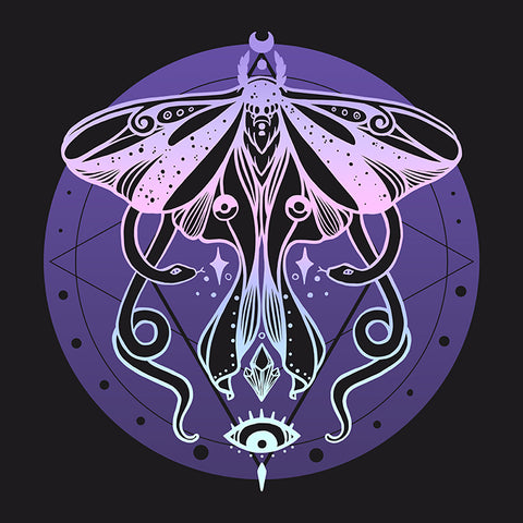 luna moth artwork