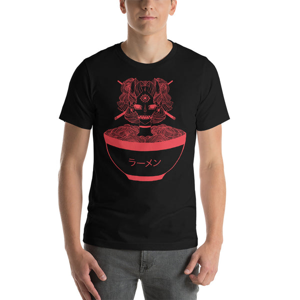 Monster Ramen, Black Unisex T-Shirt