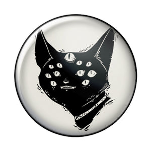 Spider Cat, 1-Inch Pin Button
