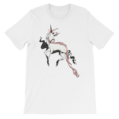Weird Unicorn, Unisex T-Shirt, White
