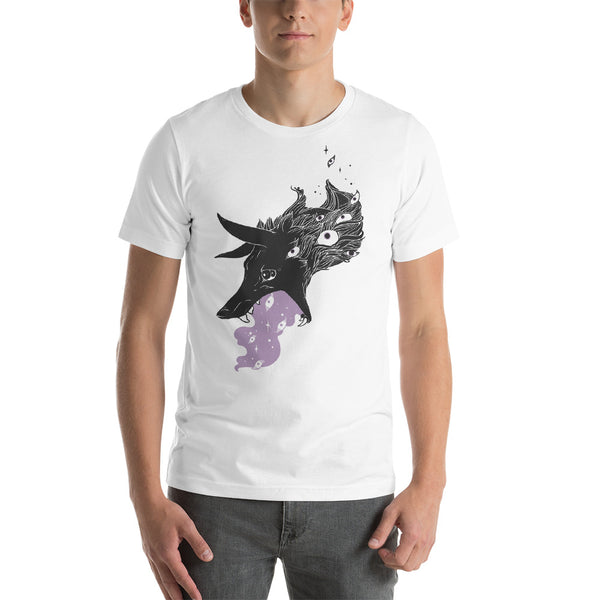 Wolf Eyes And Stardust, Unisex T-Shirt, White