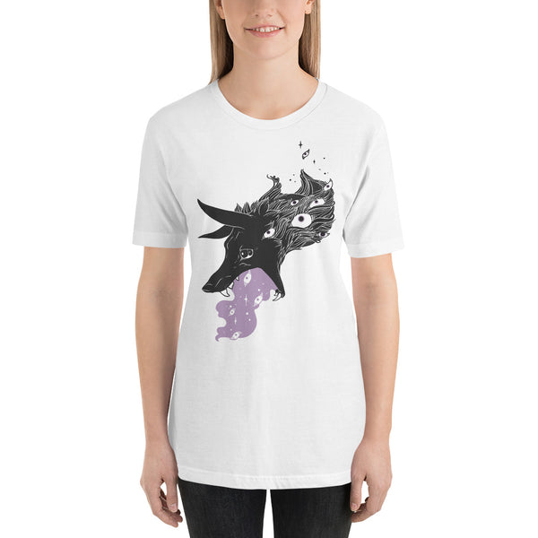 Wolf Eyes And Stardust, Unisex T-Shirt, White