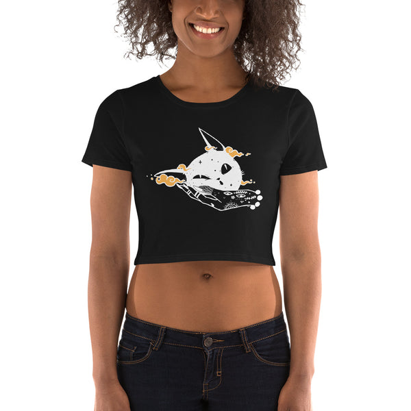 Cat Head, Women’s Crop Top