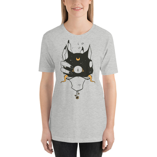 Two Headed Cat, Unisex T-Shirt, Athletic Heather
