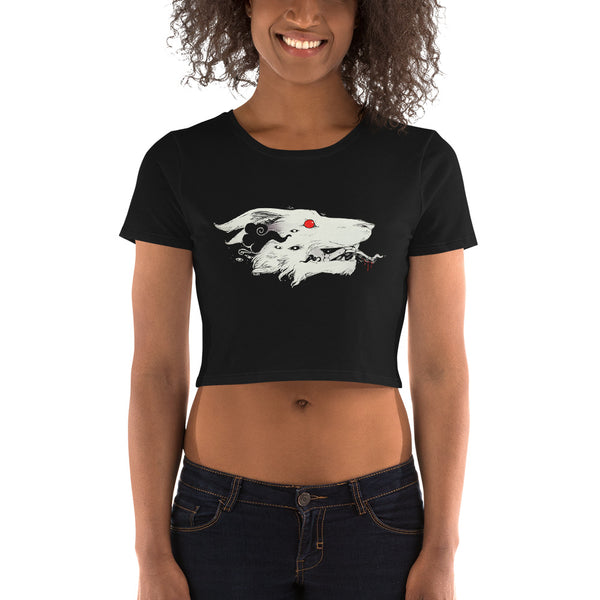 Wolf, Women’s Crop Top