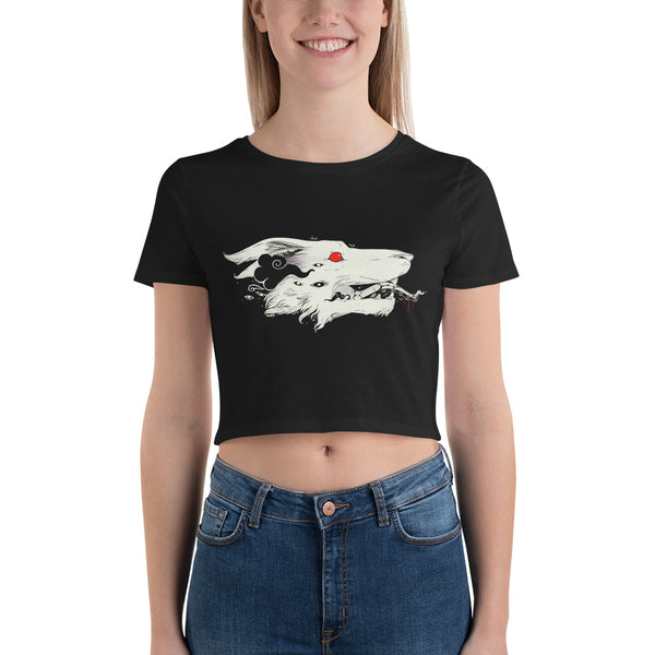 Wolf, Women’s Crop Top