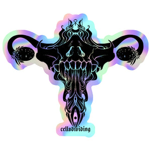 Death Metal Uterus, Holographic Sticker