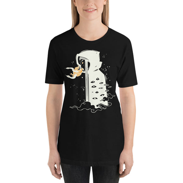 Witch And Snakes, Unisex T-Shirt, Black