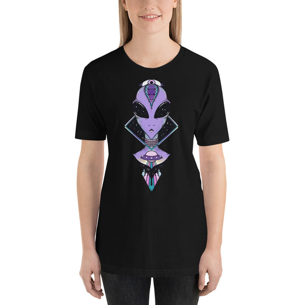 Area 51 Alien, Unisex T-Shirt, Black