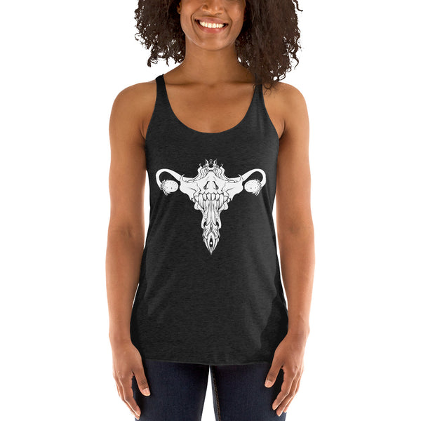 Death Metal Uterus, Racerback Tank Top