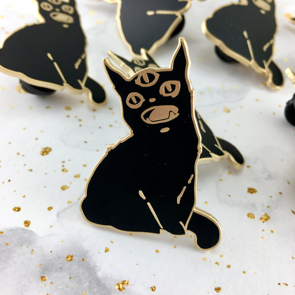 Third Eye Black Cat, Enamel Pin