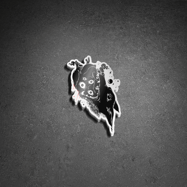 Wolf Eating Heart, Sticker