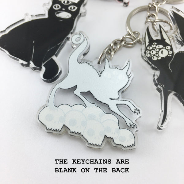 Two Faced Cat, Keychain