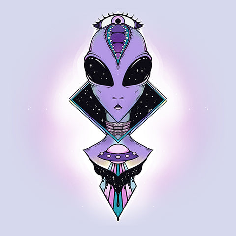 alien artwork by jennifer o'toole