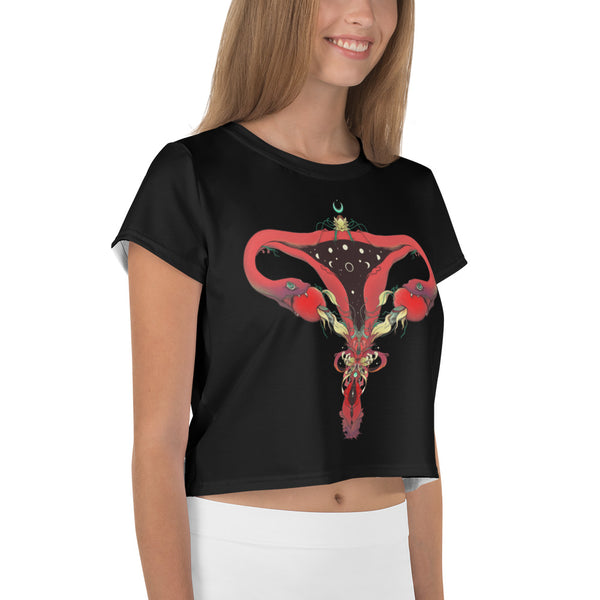 Lilith, Sublimation Crop Top