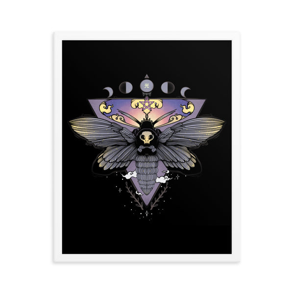 Death Head Moth, Framed Art Print