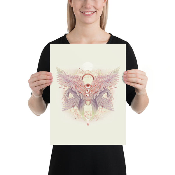 Biblically Accurate Angel, Seraph, Matte Art Print Poster