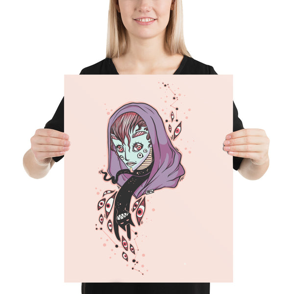 Witch, Matte Art Print Poster
