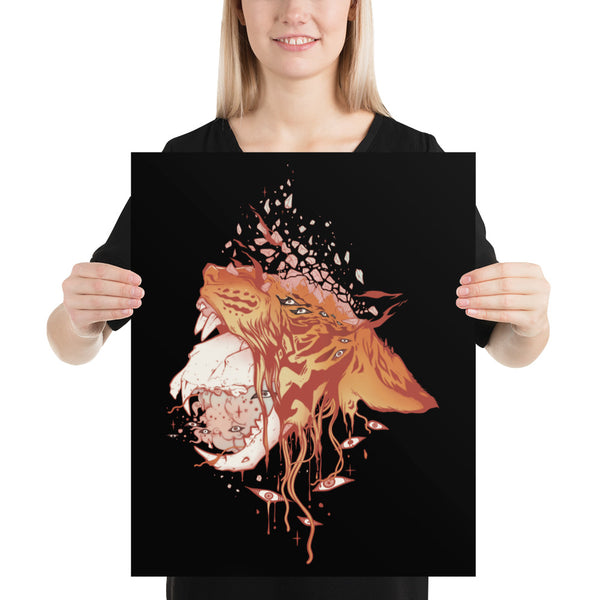Sumatran Tiger, Matte Art Print Poster