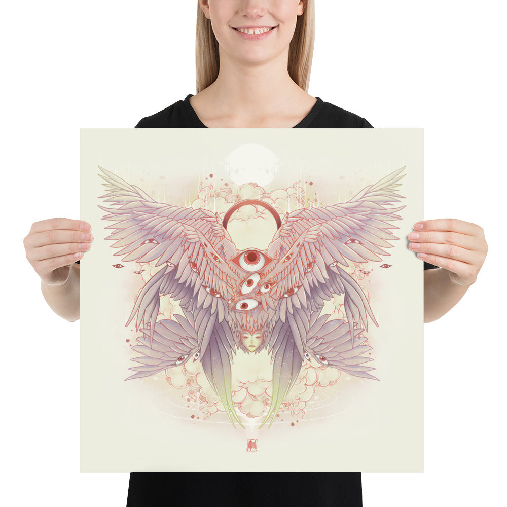 Biblically Accurate Angel, Seraph, Matte Art Print Poster – CellsDividing
