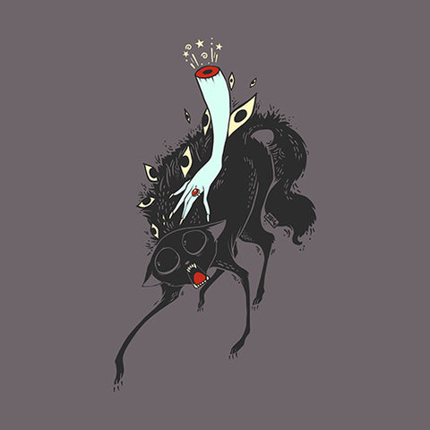 Cat And Witch Arm, Matte Art Print Poster