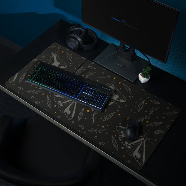 Clymene Moth, Dark, Gaming Mouse Pad