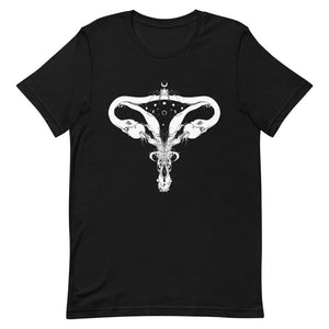 Snake Uterus Lilith, Unisex T-Shirt, Black