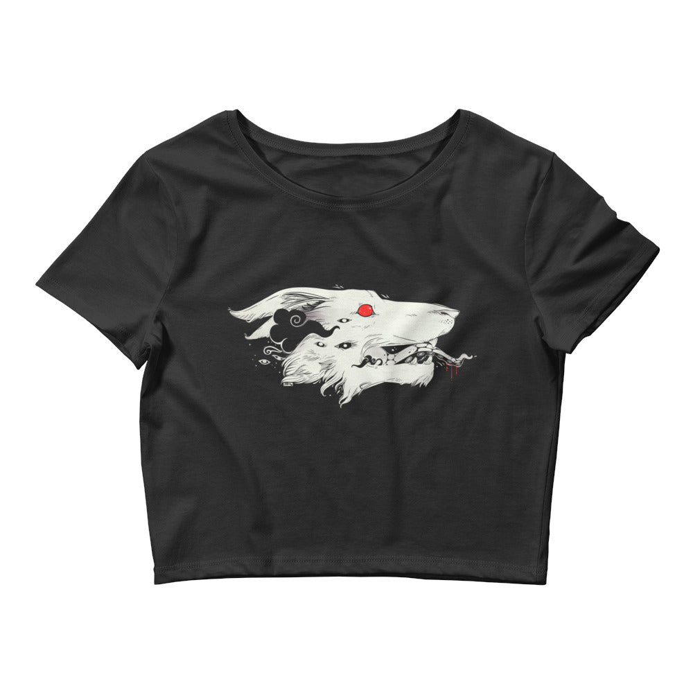 Wolf, Women’s Crop Top