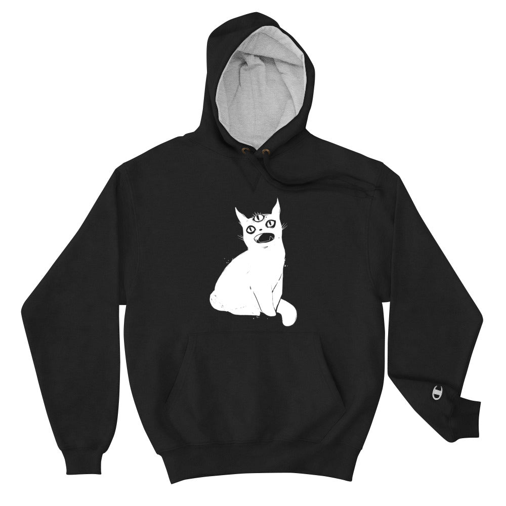 Third Eye Black Cat, Hoodie, Black