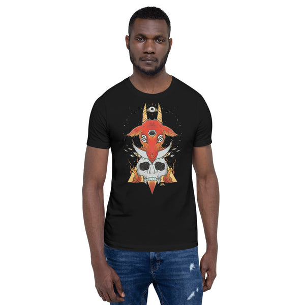 Goat & Skull, Unisex T-Shirt, Black