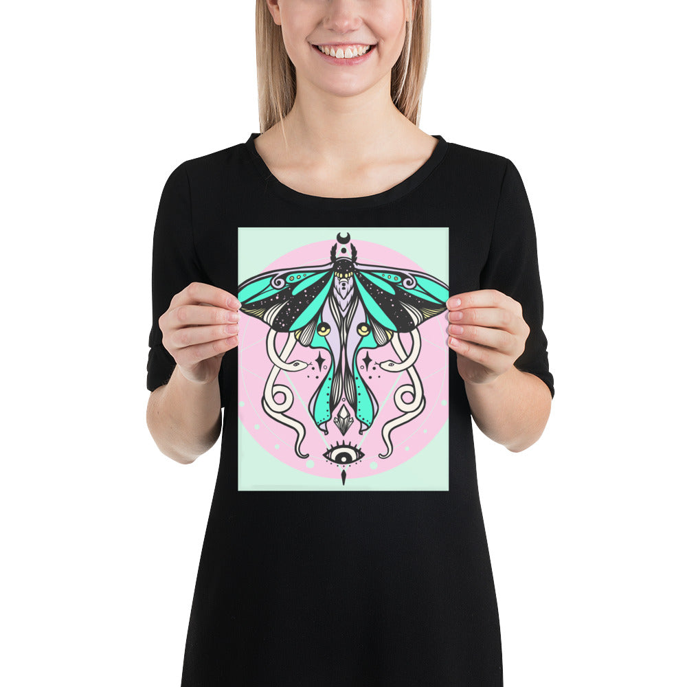 Luna Moth, Matte Art Print Poster