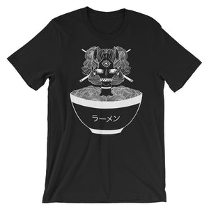 black ramen noodle shirt
