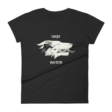 Carpe Noctem Wolf, Ladies T-Shirt