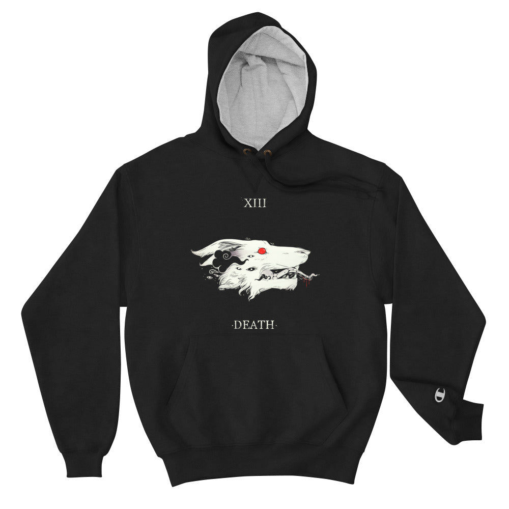 Death Wolf, Hoodie, Black