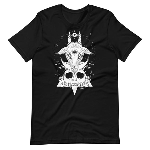 Goat & Skull, Unisex T-Shirt, Black