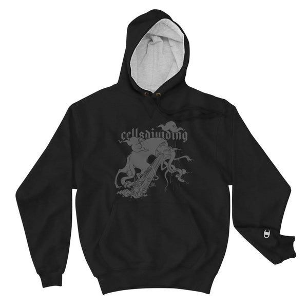 Cat And Snake, Hoodie, Black