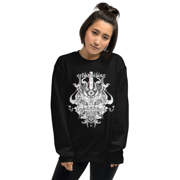 Oni Demon, Unisex Sweatshirt, Black