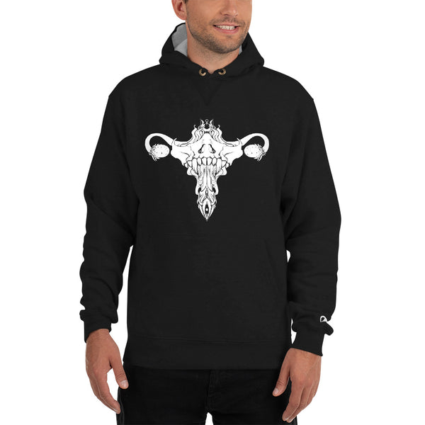 Death Metal Uterus, Hoodie, Black