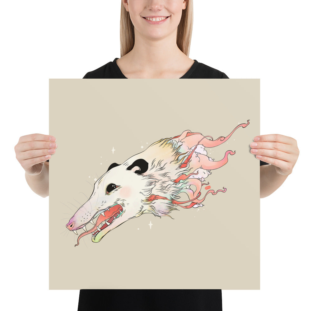 Opossum, Matte Art Print Poster