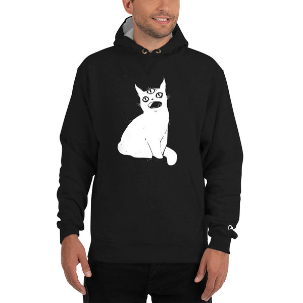 Third Eye Black Cat, Hoodie, Black