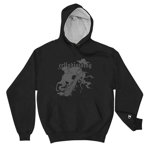 Cat And Snake, Hoodie, Black