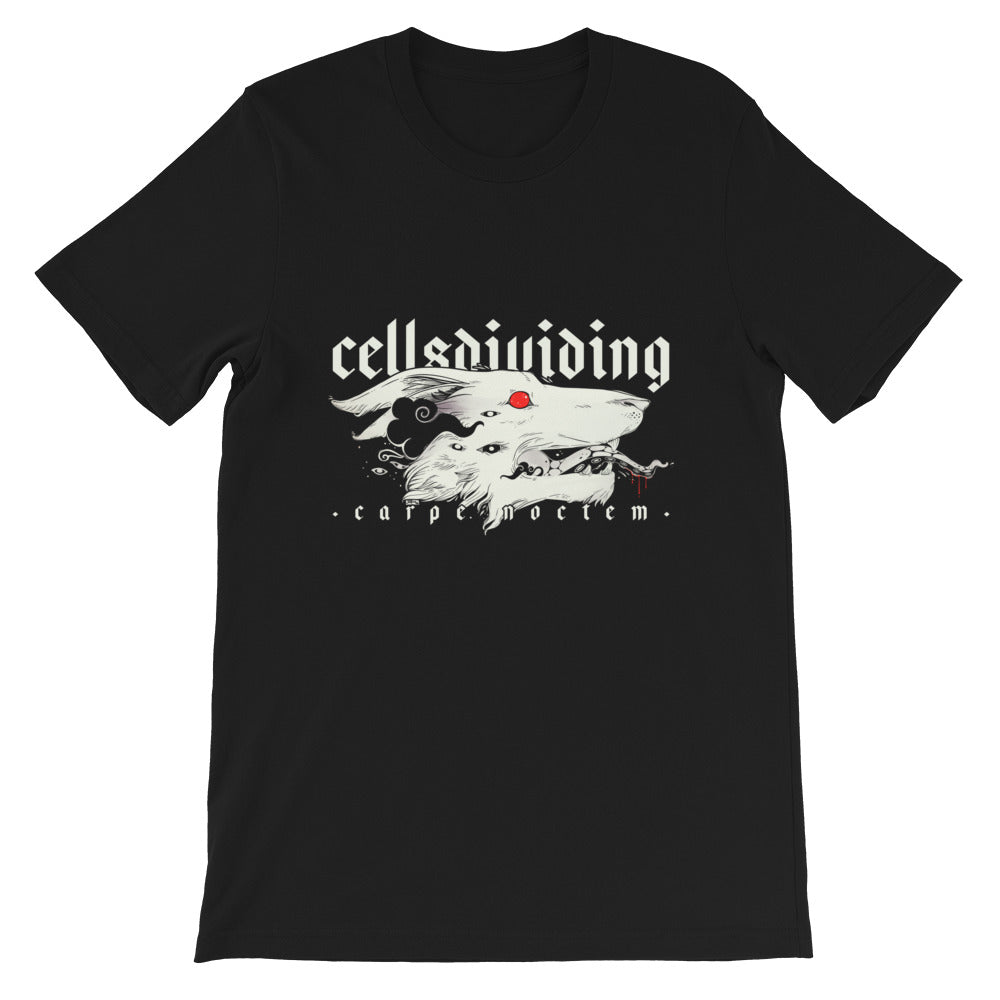 Wolf Carpe Noctem, Unisex T-Shirt, Black