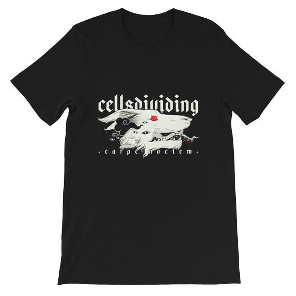 Wolf Carpe Noctem, Unisex T-Shirt, Black