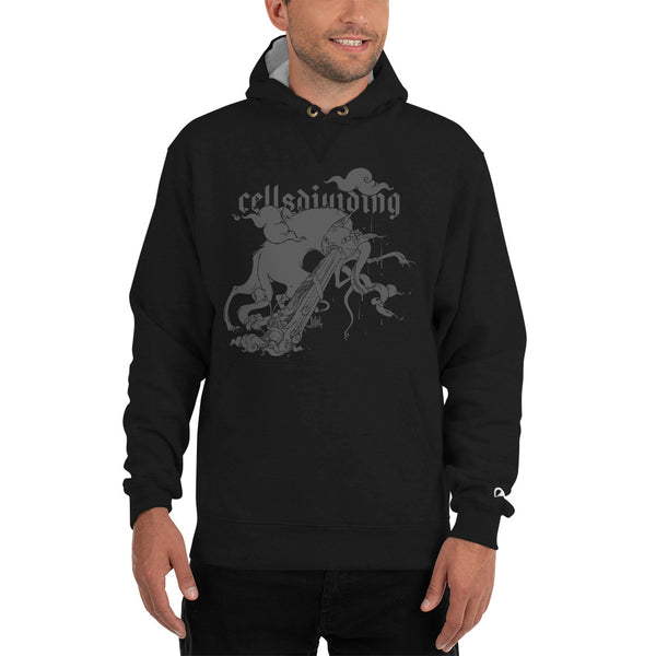 Cat And Snake, Hoodie, Black