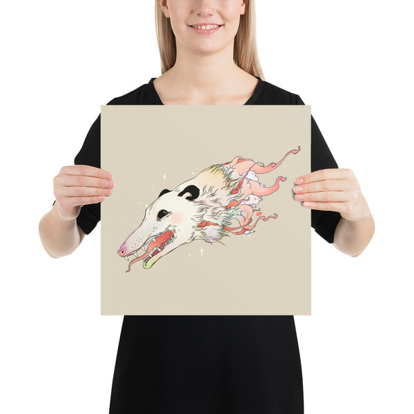 Opossum, Matte Art Print Poster