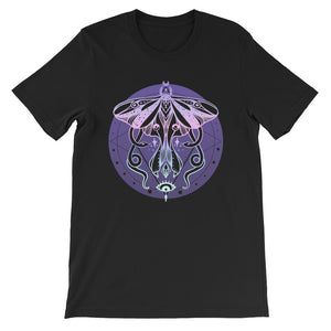 pastel goth luna moth tshirt