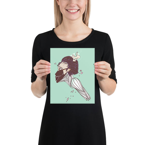K-Pop Girl, Matte Art Print Poster