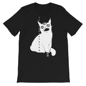 Third Eye Cat, Unisex T-Shirt, Black