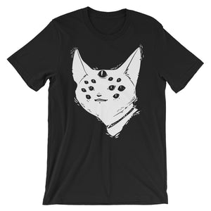 Many Eyed Cat Creature, Unisex T-Shirt