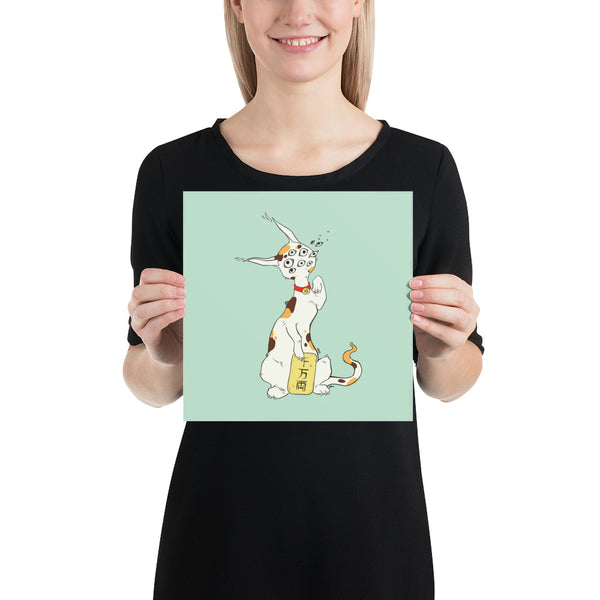 Maneki Neko, Matte Art Print Poster